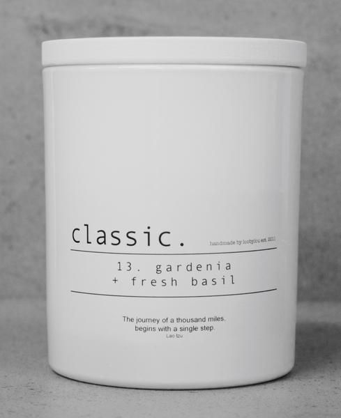 CLASSIC No.13 'gardenia + fresh basil'