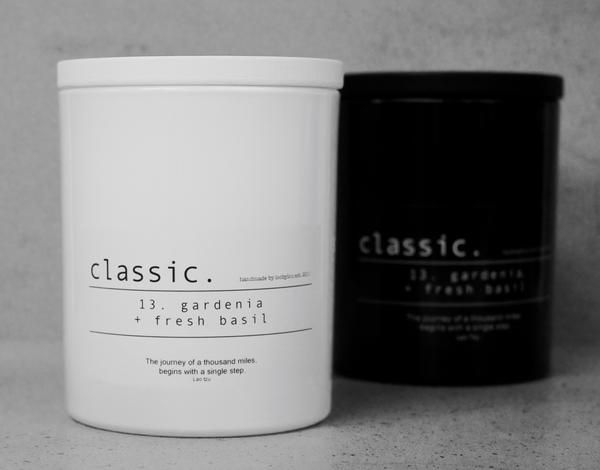 CLASSIC No.13 'gardenia + fresh basil'