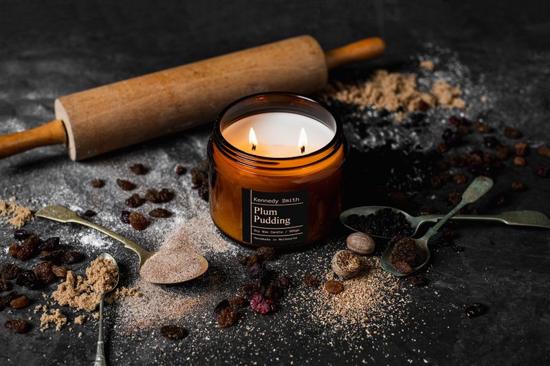 Christmas Soy Candle - Plum Pudding