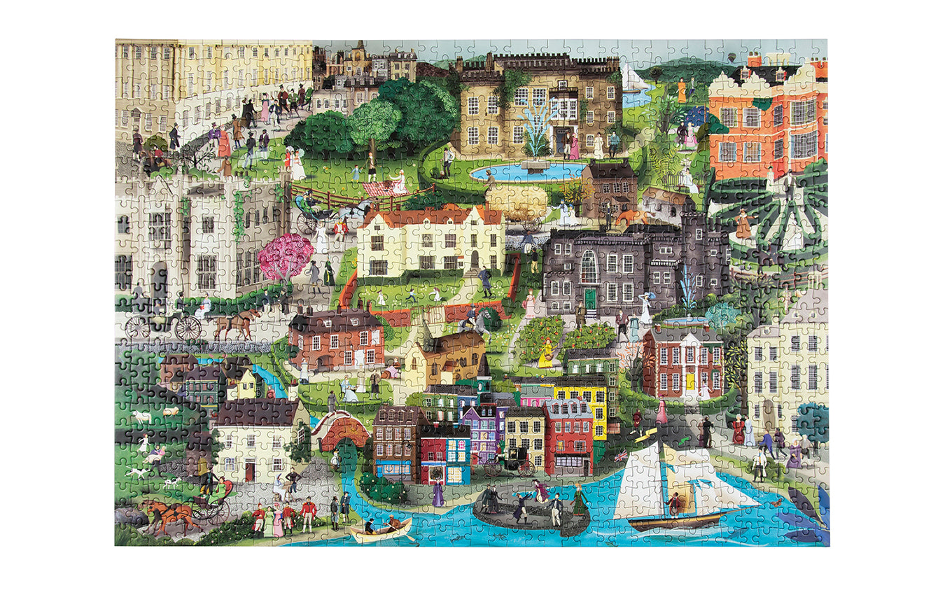 The World of Jane Austen 1000 Piece Puzzle