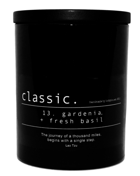 CLASSIC No.13 'gardenia + fresh basil'
