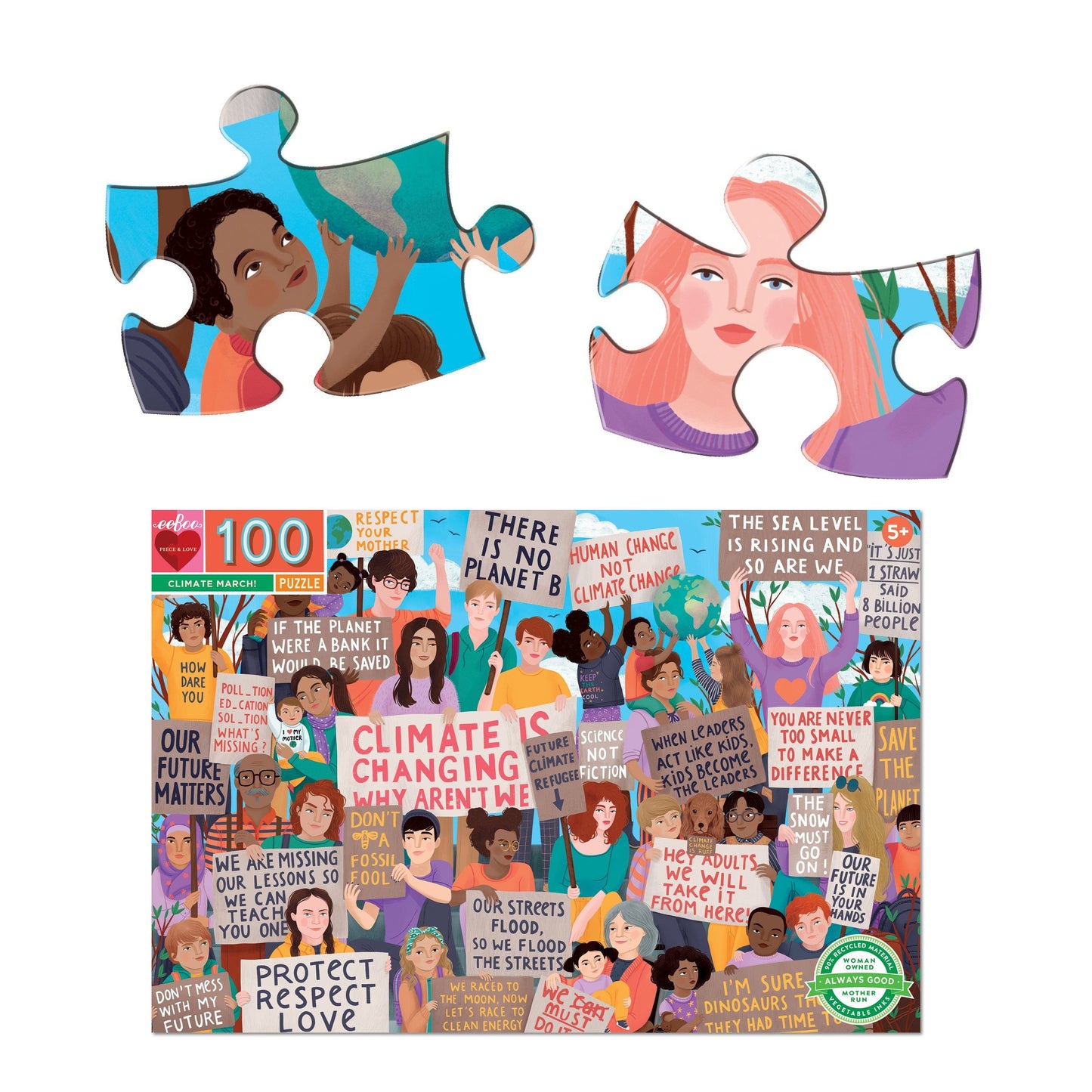 Climate March 100 Piece Puzzle