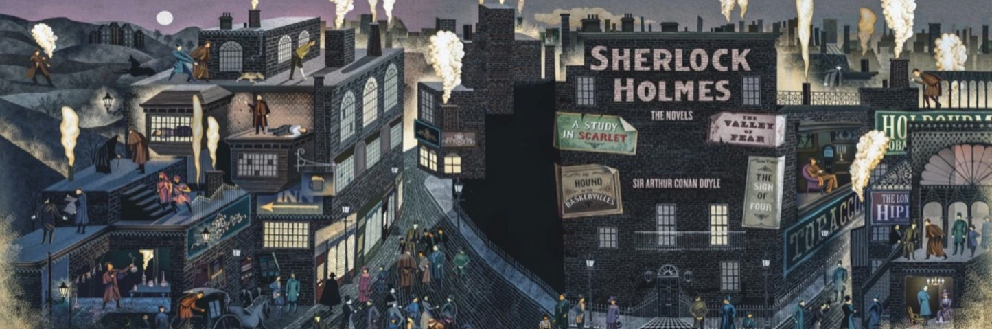 Sherlock Holmes 1000 Piece Panoramic Puzzle BACK IN STOCK!