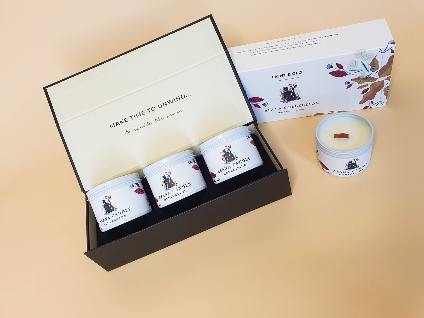 ASANA Gift Box: Relaxation, Meditation and Energising