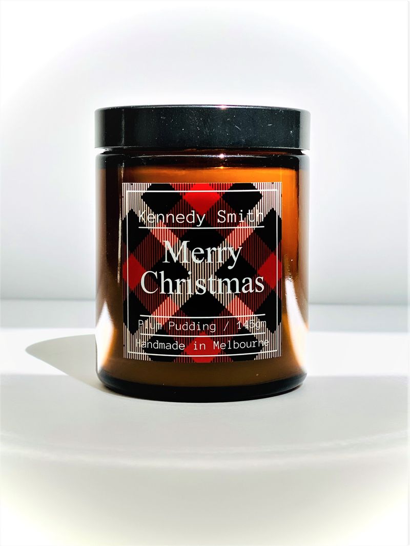 Christmas Soy Candle - Plum Pudding