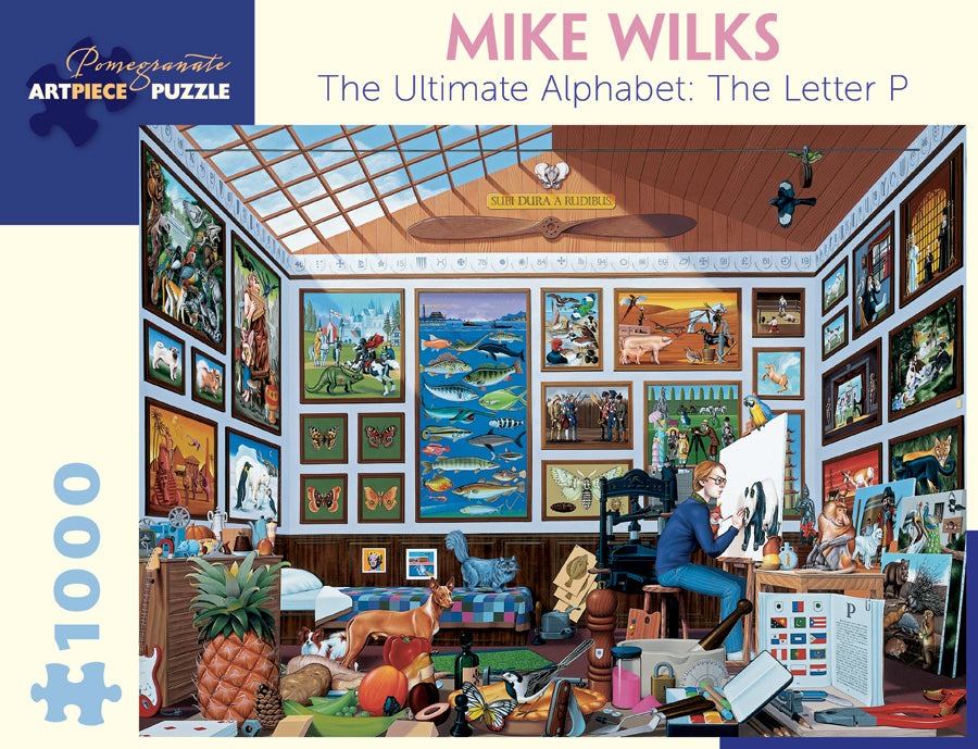 Mike Wilks: The Ultimate Alphabet: The Letter P 1000 Piece Puzzle