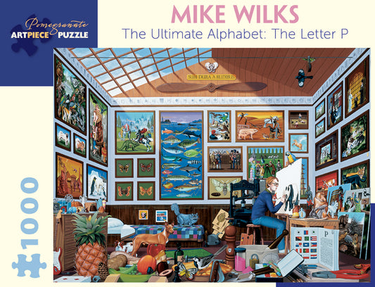 Mike Wilks: The Ultimate Alphabet: The Letter P 1000 Piece Puzzle