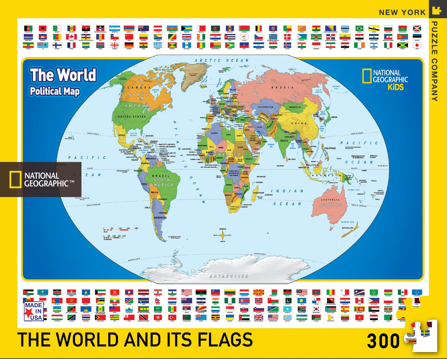 National Geographic World Map 300 Piece Puzzle